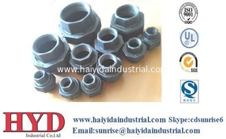 China UL union black malleable iron pipe fitting cast iron UL factory supplier