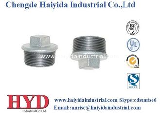 China BEADED PLUG G.I pipe fitting cast iron supplier